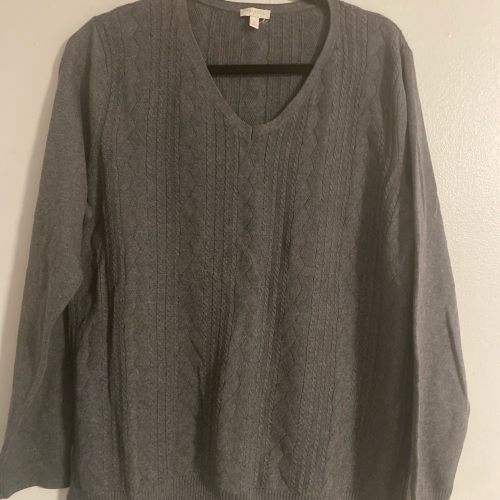 Talbots new Gray Sweater (light) new without tags